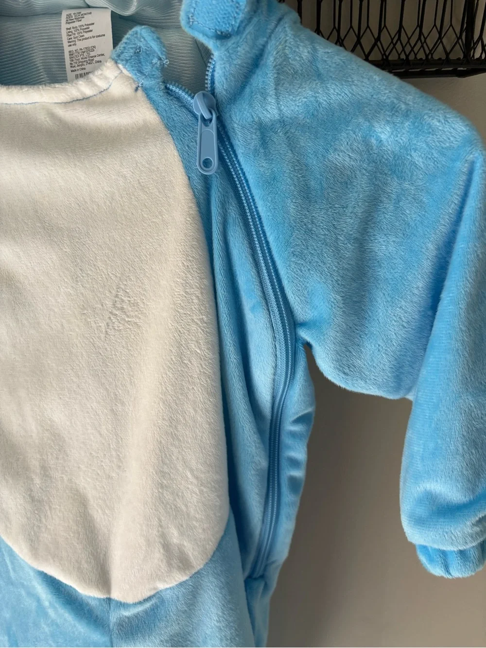 Baby Shark Costume Hooded One-Piece Toddler 18/24 Month